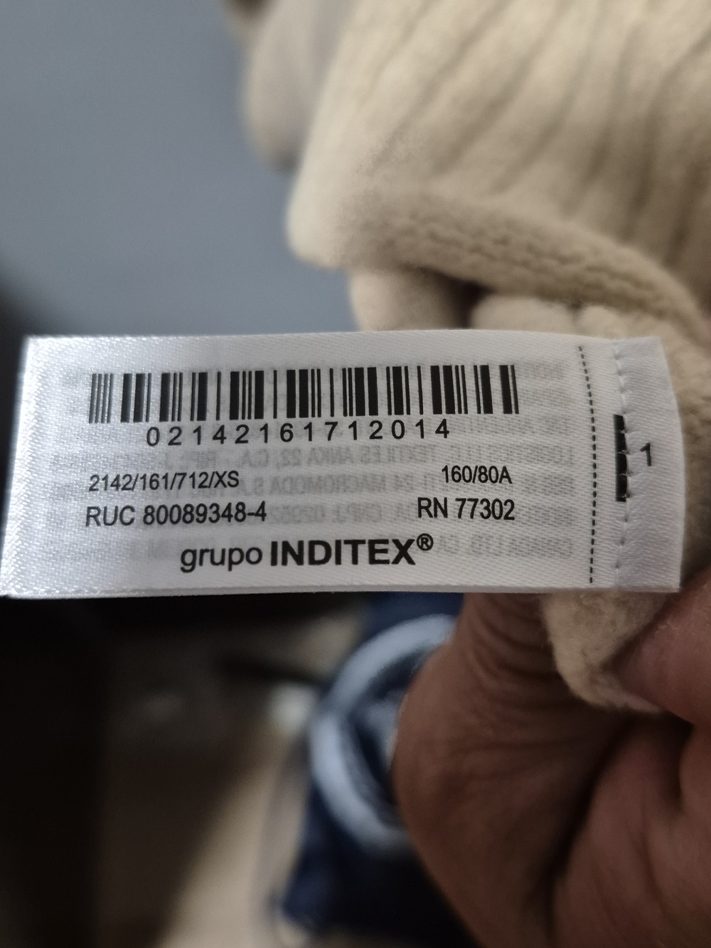 Zara Light Beige Crewneck Knit Sweater - Picture 5 of 6